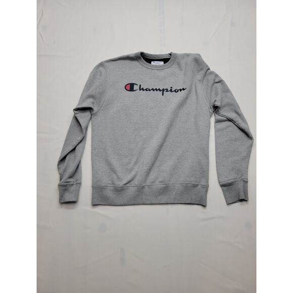 Champion Other - Champion Sweatshirt Men’s Medium Crewneck Spellout Long Sleeve Grey